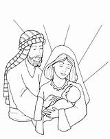 Holy Family Coloring Pages Jesus Drawing Printable Mary Joseph Da Colorare Colouring Christmas Drawings Getcolorings Color Natalizia Arte Getdrawings Print sketch template