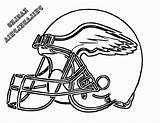 Coloring Eagles Helmet Pages Football Nfl Helmets Philadelphia Eagle Printable Logo Drawing Clipart Drawings Mask Cliparts Cowboys Color Team Print sketch template