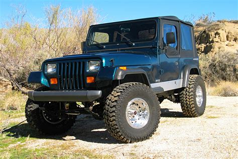 jeep wrangler yj lift tires axles  interior upgrades