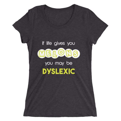 Dyslexia T Shirt For Woman Special Needs Ts