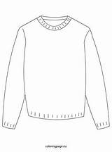 Sweater Coloring Ugly Winter Sweaters Template Pages Sheet Christmas Templates Sheets Printable Board Cardigan Eu Jumpers Hat Scarf Tree Choose sketch template