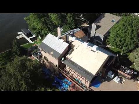 drone roofing video  youtube