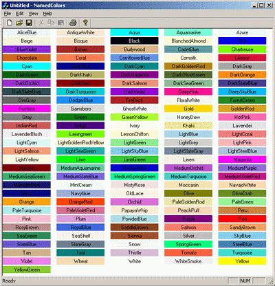 naming common colors codeproject