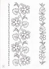 Bordar Bordado Bordados Borders Pattern Applique Cenefas Visitar Manton Patron Ruso Sheer Blossoms Grommet Graceful Tik Ku sketch template