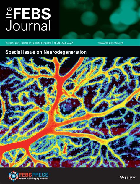 febs journal front cover october  edition featuring image