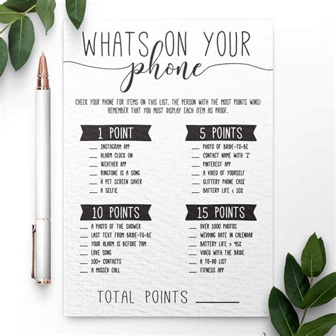 whats   phone game bridal shower whats   etsy bridal