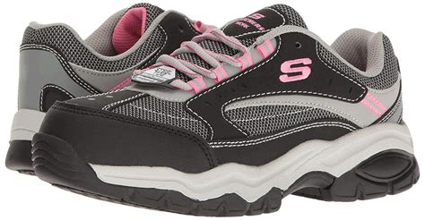 Skechers Women S Shoes 76601 Fabric Low Top Lace Up Black Grey Size 5