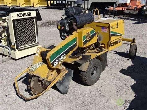 vermeer sc stump grinder kohler gas engine hour meter reads  sn