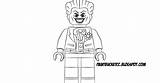 Joker Lego Coloring Minifigure Clipart Pages Printable Paint sketch template