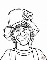 Coloring Clown Pages sketch template