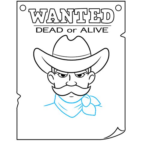 draw  wanted poster  easy drawing tutorial