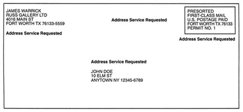 How to write business address on envelope