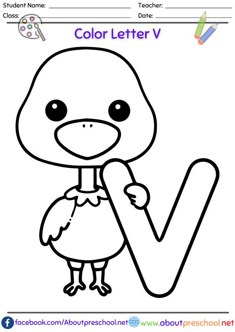 letter  coloring page  preschool