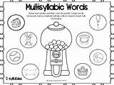 Multisyllabic Syllable Mats Smash sketch template