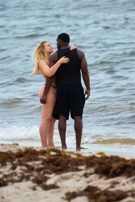 iskra lawrence s big ass in grey bikini and philip payne relaxing the