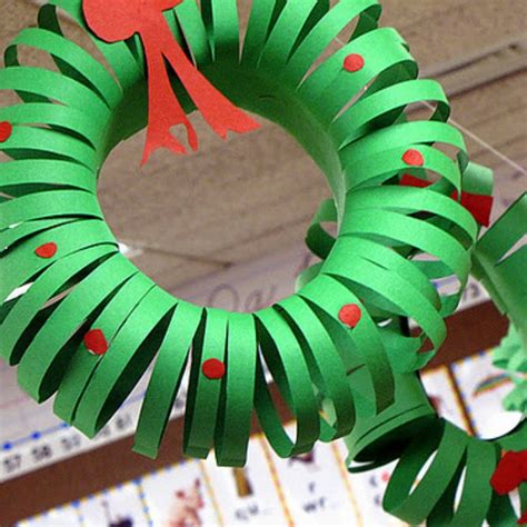winter wreath crafts  kids