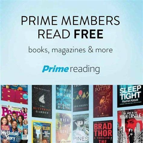 prime reading  amazon prime members