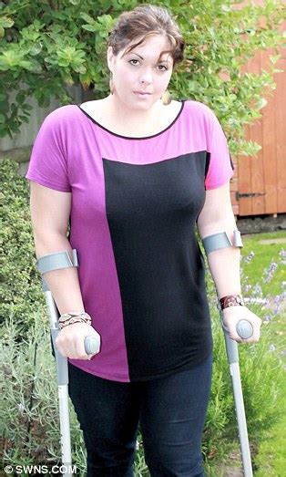 natwest bank cashier left crippled  pain   forced