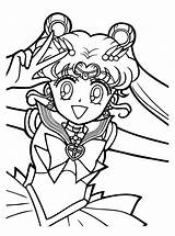 Sailor Moon Coloring Pages Sailormoon Animated Clipart Cliparts Clip Smiley Faces Library sketch template