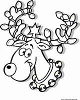 Reindeer Rudolph Raindeer Freekidscoloringpage sketch template