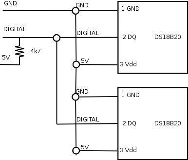 arduino  dsb  wire digital thermometer ogalik