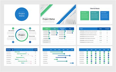 project status professional powerpoint template