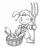 Harvest Moon Coloring Pages Kids sketch template