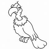 Vulture Cartoon Pages Coloring Drawing Preschool Draw Buzzard Drawings Clipart Color Colouring Printable Simple Step Kids Cartoons Cool Kindergarten Sheets sketch template