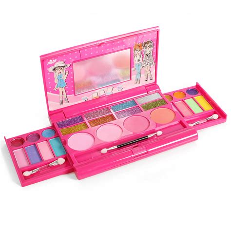 kids  girls princess makeup set palette  mirror   kit