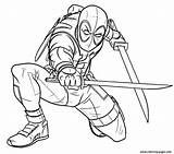 Deadpool Pintar Raskraska Ausmalbilder Blanco Raskraski Spiderman sketch template