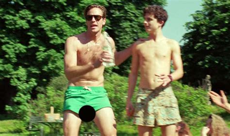 callmebyyourname armie hammer s balls had to be removed digitally “they were short shorts…”