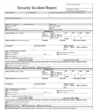 blank police report template  templates  templates