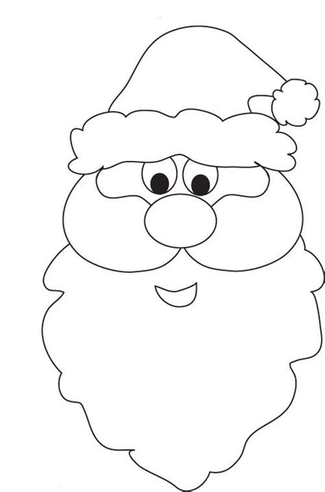 santa claus head coloring pages disney coloring pages