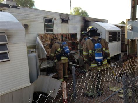 fire destroys mobile home  nw side blog latest tucson crime news tucsoncom