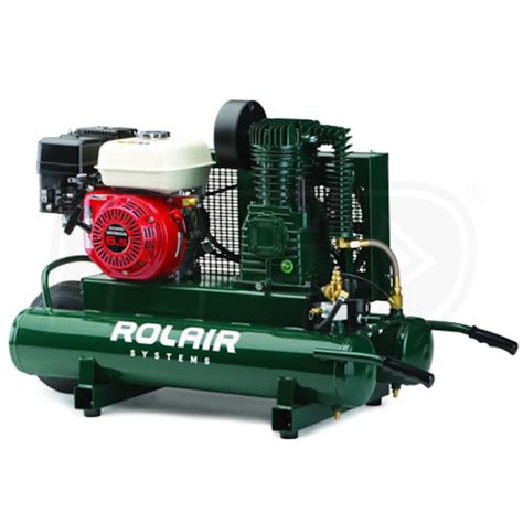 rolair hk  hp  gallon gas wheelbarrow air compressor  honda engine