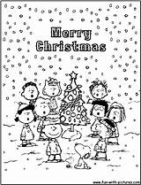 Coloring Christmas Pages Charlie Brown Peanuts Snoopy Printable Story Sheets Cartoon Tree Kids Color Colouring Book Print Movie Jr Writing sketch template