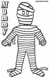 Mummy Coloring Pages Print Colorings Colouring sketch template