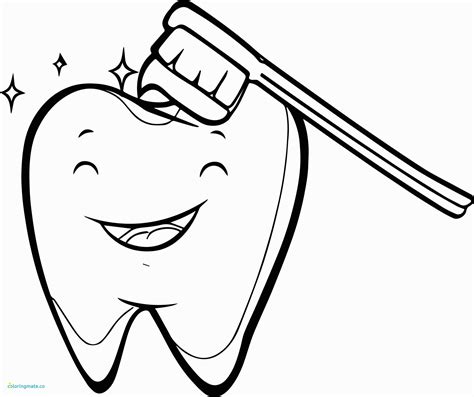 tooth  toothbrush coloring pages divyajanan