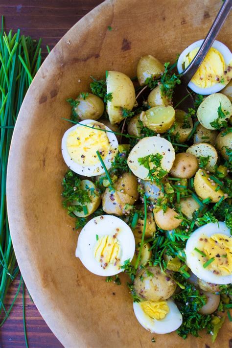 New Potato Salad With Eggs And Mustard The View From
