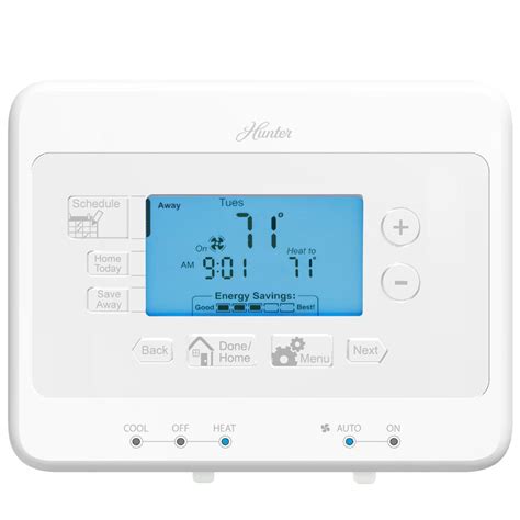 hunter  day universal digital programmable thermostat   home