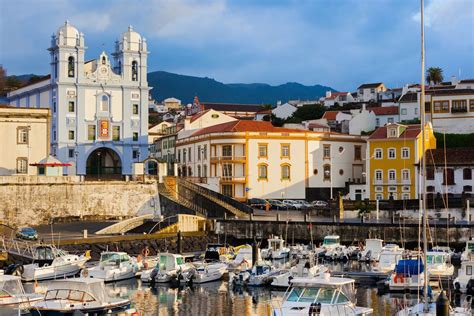 beautiful historic cities  towns  portugal angra  heroismo sailing trips azores