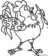 Hahn Coq Colorat Rooster Animale Cocosi Kury Planse P13 Kolorowanki Coloriages Kurczaczki Cocos Koguty Enfant Gallo Kolorowanka Gaina Kurczaki Ausdrucken sketch template