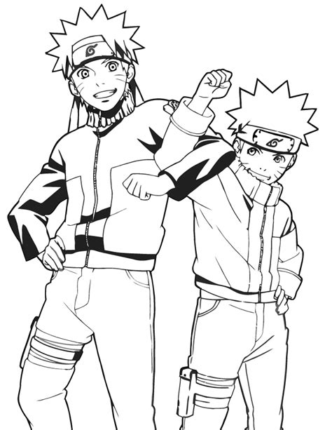 naruto cartoon anime coloring page   coloring pages