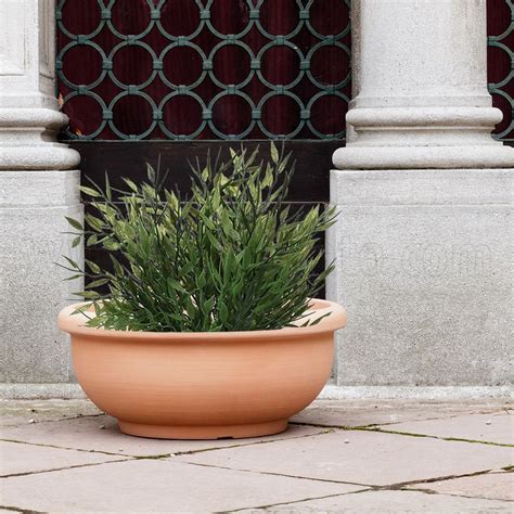 fioriera  ciotola classica  plastica teraplast vasi da fiori vasi da giardino ciotole