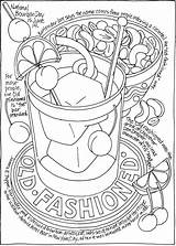 Coloring Doverpublications Pages Food Dover Publications Book Cocktails Pattern Welcome Dog Beer Wine sketch template