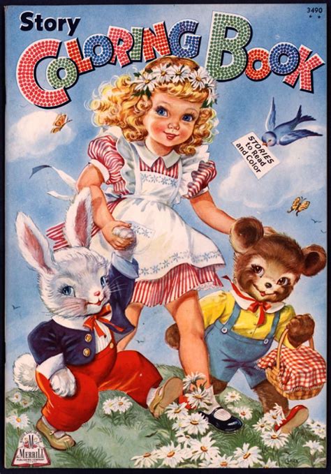 vintage coloring books vintage childrens books coloring book pages