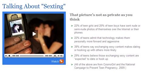 common sense media talking about sexting ~ class of tech