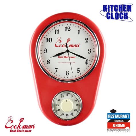 kitchen clock cookman usa