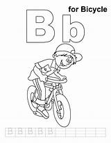 Coloring Bicycle Handwriting Pages Practice Bike Bestcoloringpages Library Clipart Kids sketch template