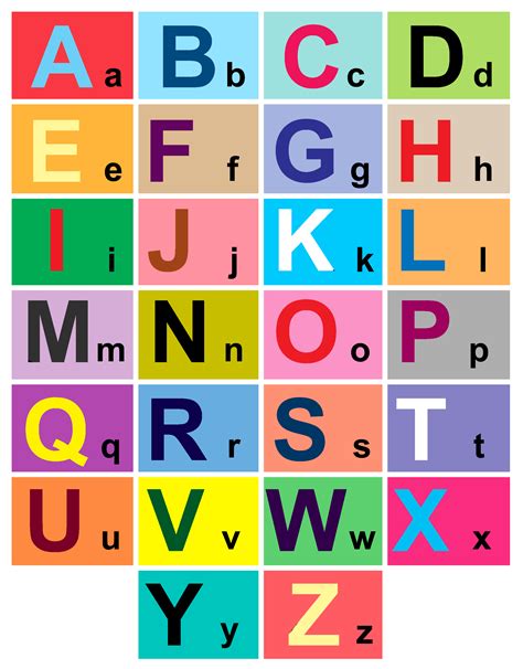 abcd english alphabet chart  kids png clipart nepal